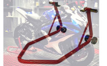 Heavy motorcycle motorcycle front and rear wheel support frame parking frame lift maintenance tool
