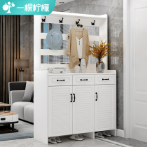 Shoe cabinet home door porch cabinet simple modern hall cabinet simple large capacity shoe rack balcony storage locker