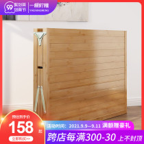 Bamboo bed folding bed 1 2 single Double 1 5 m home lunch bed simple cool bed rental room convenient small bed