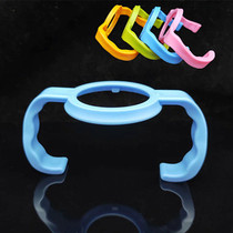 Baby standard caliber small bottle handle universal glass pp plastic small diameter juice bottle anti-drop mini handle