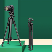 (Carbon steel professional tripod) SLR camera bracket tripod bracket professional tripod portable tripod photography camera shelf micro single mobile phone live selfie outdoor photo angle stand