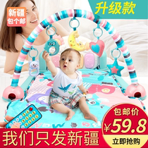 Xinjiang package Post pedal piano newborn baby fitness stand 0-1 year old boy baby educational toy girl