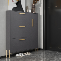 Italian light luxury ultra-thin shoe cabinet home door large capacity flip bucket porch Portal cabinet simple modern small apartment 15