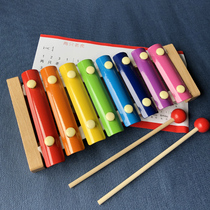0-1-2-3 years old infant educational early education toy baby Orff music enlightenment toy eight-tone hand piano