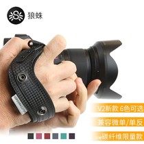 Wolf spider SpiderPro V2 microsheet Anti-camera quick-tear wrist strap applies Canon 5D4 5D4 R5 R6 Nikon D850 Z62 Z7 Z62-slip decompression wristband camera hand