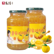 Dent Korea imported grapefruit tea 1kg honey grapefruit tea large bottle grapefruit tea fruity tea 1000g two bottles