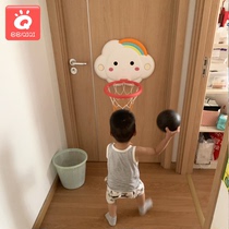 Childrens basketball stand can lift baby home indoor shooting ball frame Infant family wall-mounted childrens toys