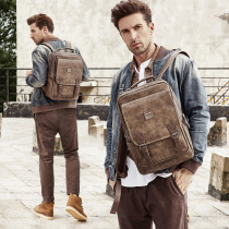 Backpack 2021 New Fashion mens shoulder bag large capacity schoolbag male college students leisure computer bag travel bag