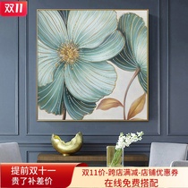 American hand-painted oil painting flower Guest Restaurant hanging painting modern light luxury bedroom sofa background wall porch decorative painting