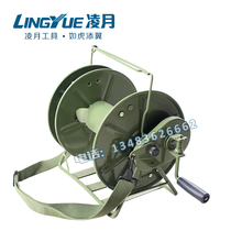 The double-line take-up car winding reel pay-off car wire wire winding car pay-off rack