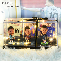 Messi 2022 World Cup Neymar C Ro handles doll boy birthday present doll cart around the swing parts