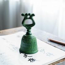 Zen sound Sanskrit Bell imported from southern Japan iron cast iron table bell bell ring awakening Bell Home ornaments Buddhism