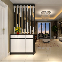 Double-sided entrance partition Shoe cabinet One combination of modern simple paint partition hall cabinet Entrance hall cabinet Fantasy cabinet