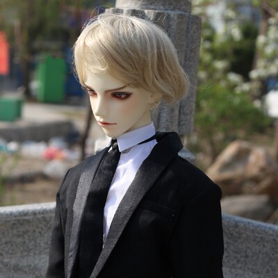 taobao agent Custom BJD suit uncle outer jacket trousers, shirt, green fruit collar West service 1/41/3
