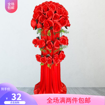 New lift Road Guide special flower basket opening activities style 42 floral headdress guide road arch flower door road guide simulation flower