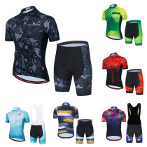 milotto riding suit short sleeve suit mens back with pants summer bike clothes mountain road car suit fleet clothing