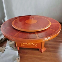 Hotel dining table electric large round table 3 meters 20 people Hotel box automatic turntable table 3 meters 15 people with electromagnetic stove