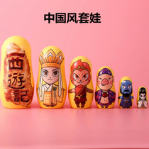 Set doll 10 layers Chinese style 5 layers childrens gifts creative small gifts toys ornaments Russian educational handicraft products