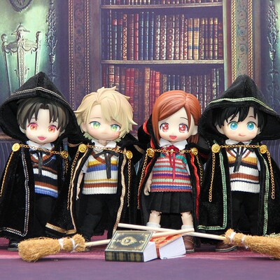 taobao agent Magic trench coat, uniform, set, doll, children's clothing, Harry Potter