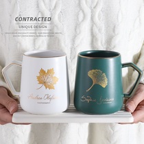 Nordic couple mouthwash cup Light luxury brushing cup Household washing cup set tooth cylinder cup Ceramic toothbrush cup pair