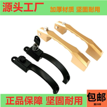 King Kong net three Push Lock old-fashioned three-way handle aluminum alloy lock screen window accessories push-pull piece yarn anti-theft belt key