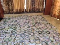 Six Shu emerald Myanmar A cargo natural emerald bracelet ice seed floating glutinous ice jade bracelet jade bracelet jade bracelet