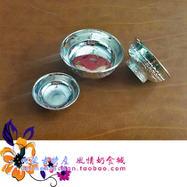 Inner Mongolia Featured Handicraft Mongolian Wine Bowl Small CUHK Pure Steel Silver Plated Wine Bowl Small Silver Bowl batch