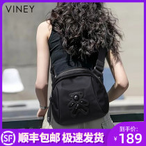 Small ck canvas bag womens summer 2021 new womens bag messenger bag 2020 tide joker one shoulder niche chest bag