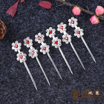 Theatre Headdress - Headjewelry Beijing Drama Blossom Blossom Blossom Water Diamond Dinker Gem Flower