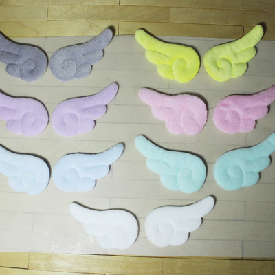 taobao agent Small double-sided plush angel wings, accessory with accessories, socks, pijama, clothing, 7 colors, handmade