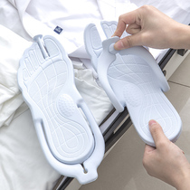 Travel portable folding slippers for men and women business travel artifact Non-slip swimming beach shoes Flip flops bath sandals