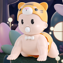 Baby learn to crawl toy baby guide toddler head up training will move crawling baby more than 6 months eight gods 7
