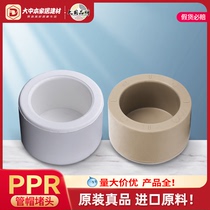 Liansu PPR20 4 points 25 32 pipe cap cap Guangdong Liansu PPR plug pipe cap 4 points 6 water plug pipe fittings