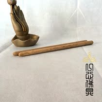 Buddhist dharma supplies Taiwan Jiu Qiong wood drum stick Dharma drum stick Flat drum stick Flower drum Cowhide drum mallet