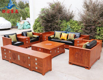 Hedgehog rosewood solid wood sofa Log Rosewood coffee table New Chinese living room mahogany Su Li furniture factory direct sales