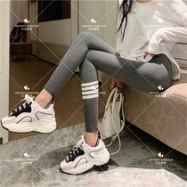 Japan Thom Browne20 Spring and Autumn New Classic four bar tb knitted leggings Joker leggings