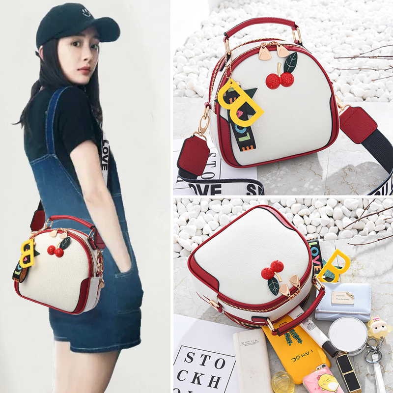 Shangxin Broadband Baggage Girls 2019 New Fashion Korean Edition Girls Baitao Slant Baggage Single Shoulder Fairy Baggage Autumn