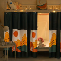 Bed curtain student dormitory upper bunk bunk female blackout artifact cloth dormitory mosquito net curtain curtain curtain on bed table curtain