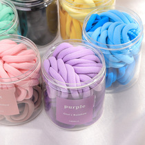 Head rope hair ring rubber band female tie head high elastic durable black 2021 new childrens hair rope summer thick