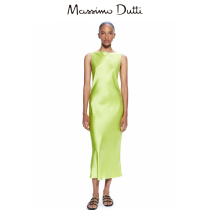New Special Massimo Dutti Womens 2022 New Sleeveless Silk Temperament Satin Dress 06787600526