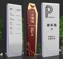 Outdoor paint guide plate vertical community signs parking lot signs Park sketch manufacturers professional production