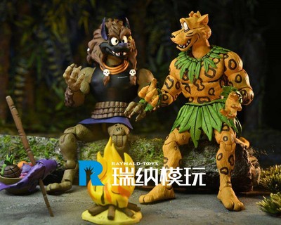 taobao agent 【Spot goods】NECA 1/12 Ninja Turtle Archie comic version of Leopard 豺 Dog can mobile puppet