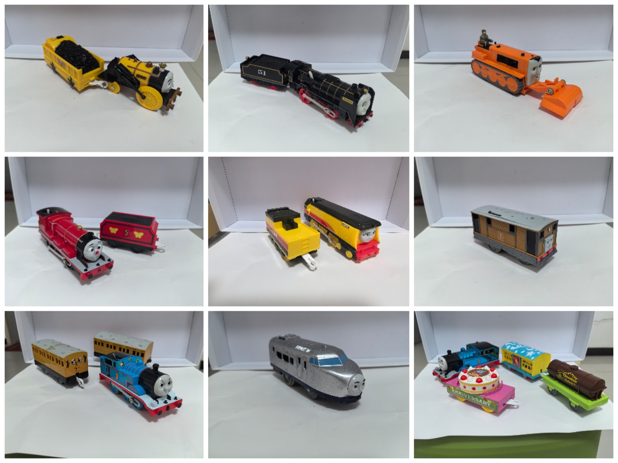 TAKARA TOMY Plarail 托马斯80周年纪念版电动轨道火车玩具套装, image size:2160x1620
