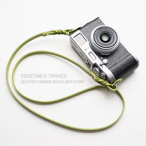 mrstone twist vegetable tanned leather Retro camera strap Sony girl small fresh lanyard art camera strap