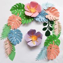 Kindergarten Huanchuang material wall decoration ins fresh paper art leaves School classroom background layout blackboard newspaper