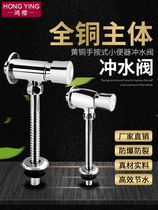 New urinal hand - pressed flush valve accessories male toilet pool push switch presses lag valve