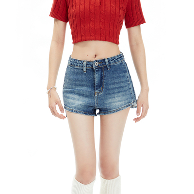 taobao agent Summer design sexy denim skirt, shorts, tight, high waist