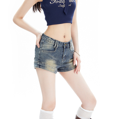 taobao agent Retro summer jeans, American style, slim silhouette