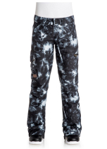 Limited time special US DC professional ski pants Women wide loose cut leg length black batik low profile