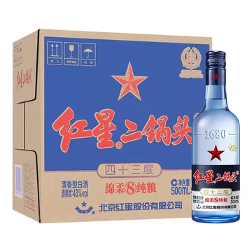 500ml43红星二锅头-500ml43红星二锅头促销价格、500ml43红星二锅头品牌